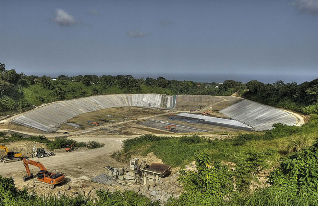 Ouvrage d'art - Barrage Dumanoir à Capesterre - Belle Eau (Guadeloupe) - SERUE Ingénierie