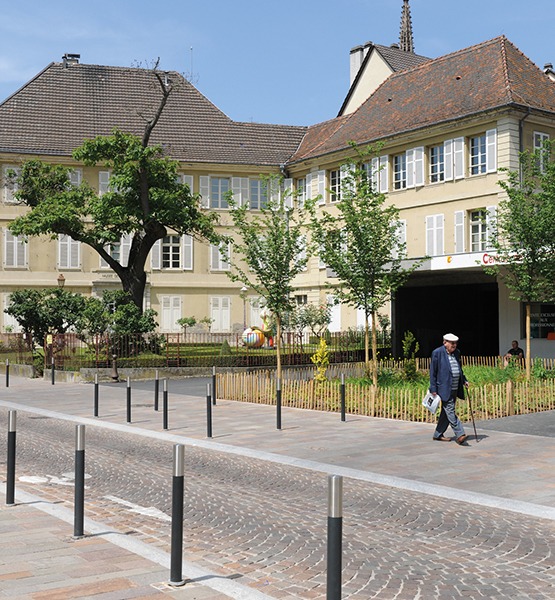 Espace public - Rues et places - Réaménagement du Square STEINBACH à Mulhouse (Haut-Rhin) - SERUE Ingénierie