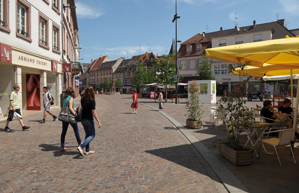 Espace public - Rues et Places - Centre-ville historique de Haguenau (Bas-Rhin) - Serue Ingénierie