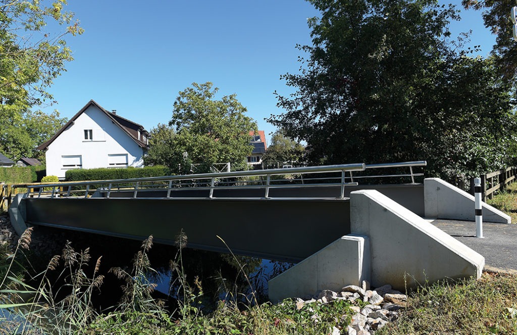 Ouvrage d'art - Passerelle - canal de la Bruche sur la commune d’Eckbolsheim (Bas-Rhin) - SERUE Ingénierie