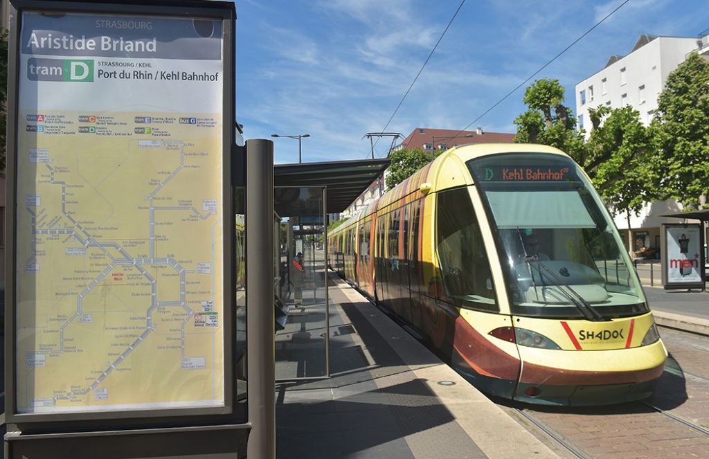 Transport et infrastructures - Tramway de Strasbourg extension de la ligne D vers la ville de Kehl en Allemagne - SERUE Ingénierie