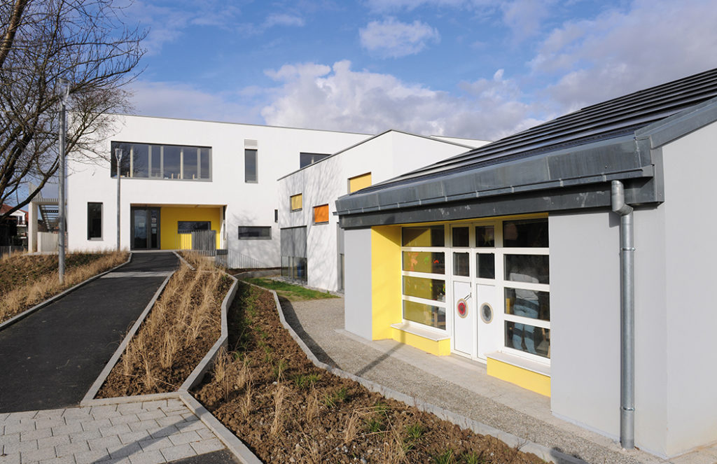 Enseignement - Petite enfance et école primaire - Groupe scolaire Jules Verne à Niederhausbergen (67) - SERUE Ingénierie
