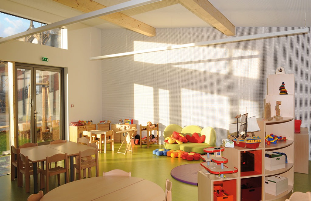 Enseignement - Petite enfance et école primaire - Espace périscolaire “Les Roses” à Haguenau (Bas-Rhin) - SERUE Ingénierie