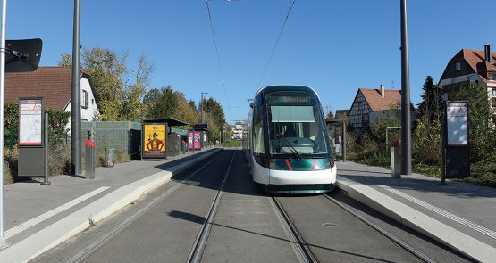 Transport et instrastructures - Tramway de Strasbourg, extension de la ligne E du au nord vers le quartier de la Robertsau (67) - SERUE Ingénierie