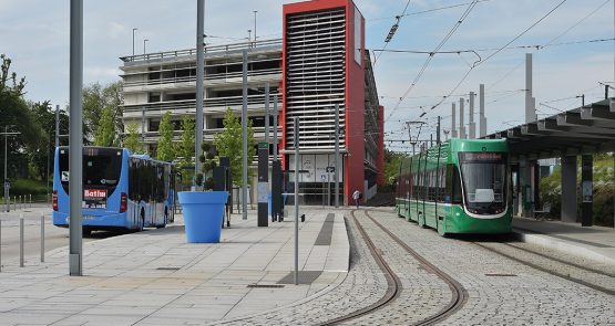 Transport et mobilité - Réalisation du Pôle d’Échanges Multimodal (PEM) de la gare de Saint-Louis (Haut Rhin) - SERUR Ingénierie 67 Strasbourg