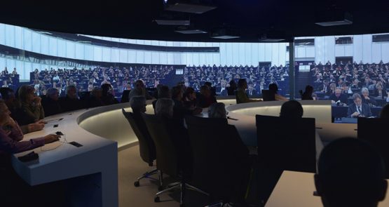 Bureau - Aménagement du “Parlamentarium” Simone Veil au Parlement Européen de Strasbourg (67) - SERUE Ingénierie Strasbourg